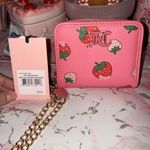 Juicy Couture Pink Lemonade Multi Sweet Juicy Square Coin Purse ZA Wallet